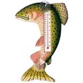 Songbird Essentials Songbird Essentials Leaping Trout Small Window Thermometer SE2172003